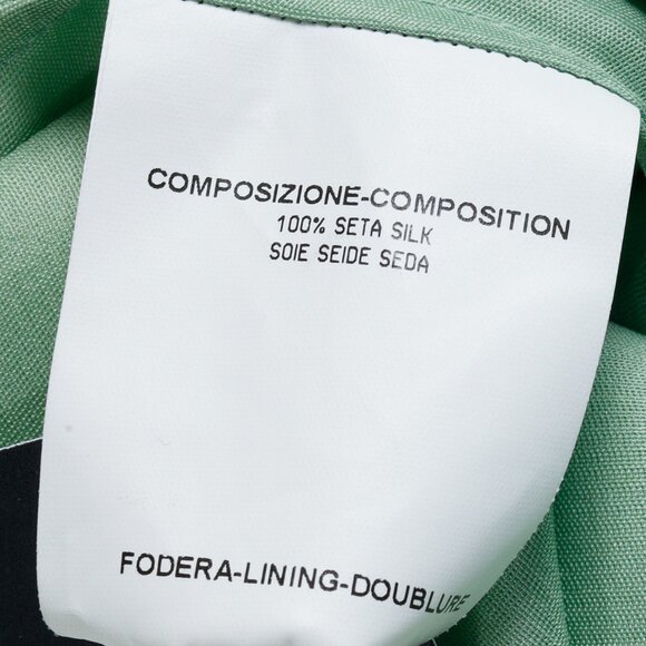 Yves Saint Laurent SS2012 Mint Green Silk Organza Blouse - Picture 8 of 9